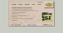 Desktop Screenshot of naturstein-produkte.de